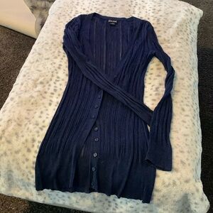 Blue light sweater
